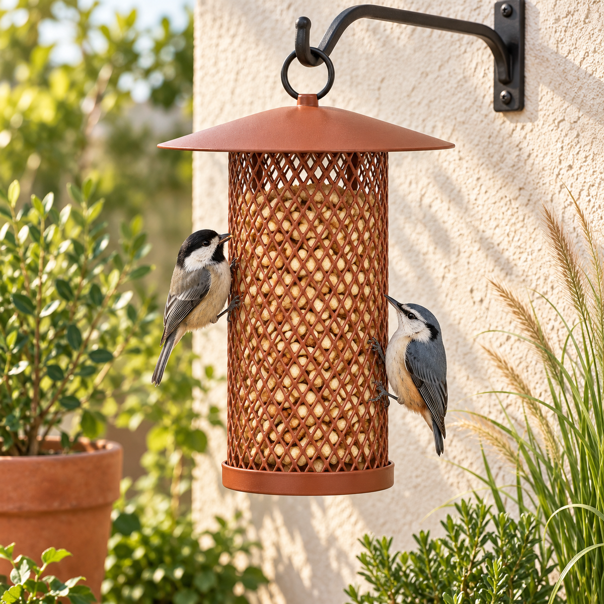 Hanging Peanut Mesh Bird Feeder
