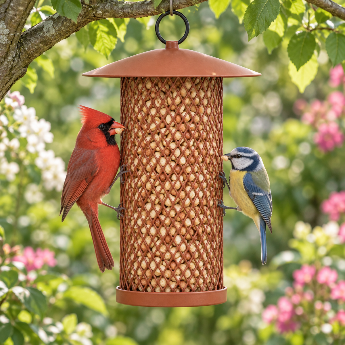 Hanging Peanut Mesh Bird Feeder