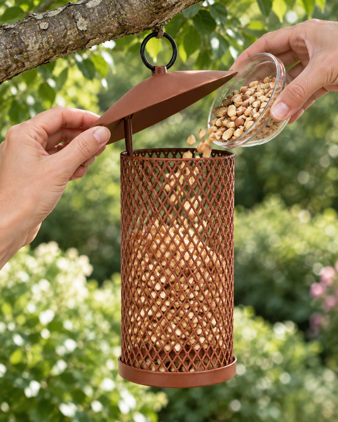Hanging Peanut Mesh Bird Feeder