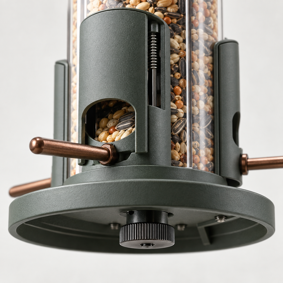 Weight-Activated Squirrel-Resistant Bird Feeder