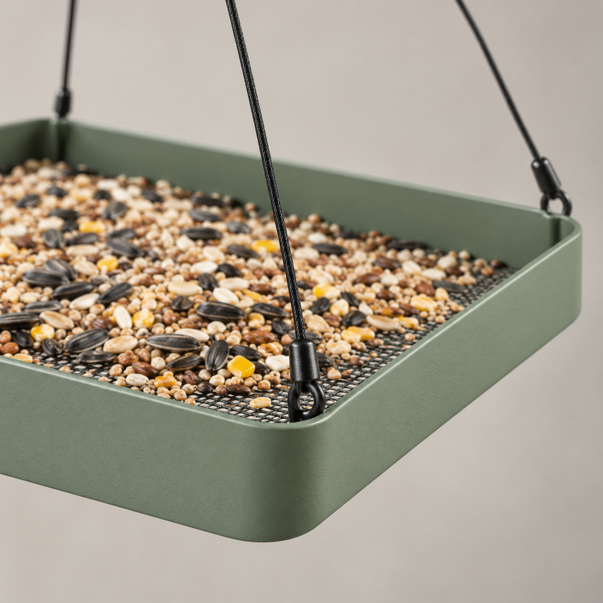 Open Hanging Platform Bird Feeder